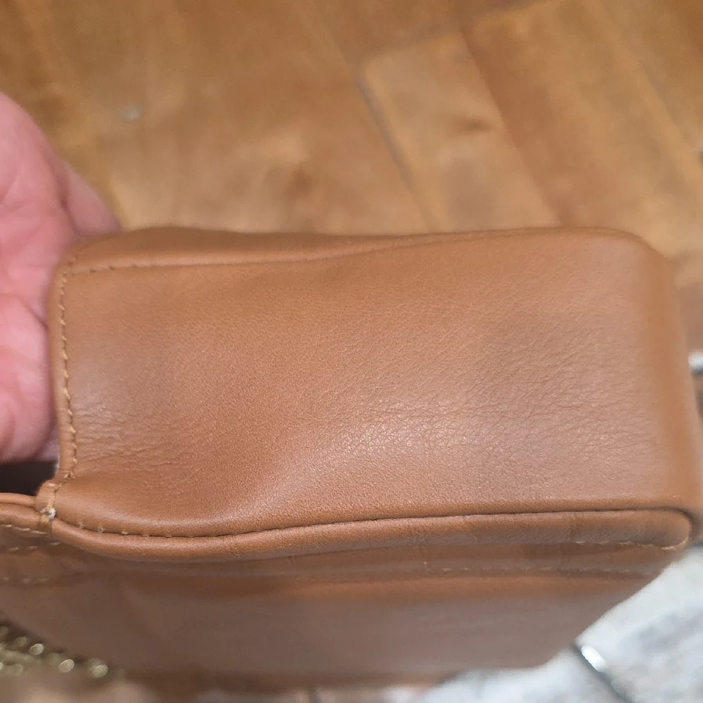 Valentino Camel Leather Crossbody Bag - Picture 10 of 10